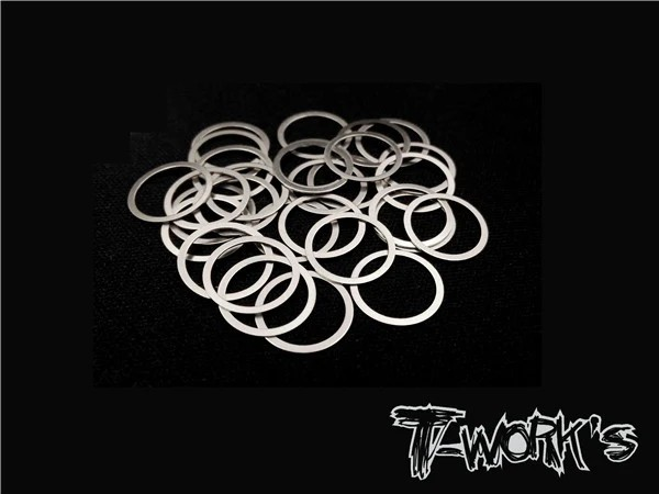 T-Works - Shim Scheiben 10 x 12 x 0,2mm (30 Stück)