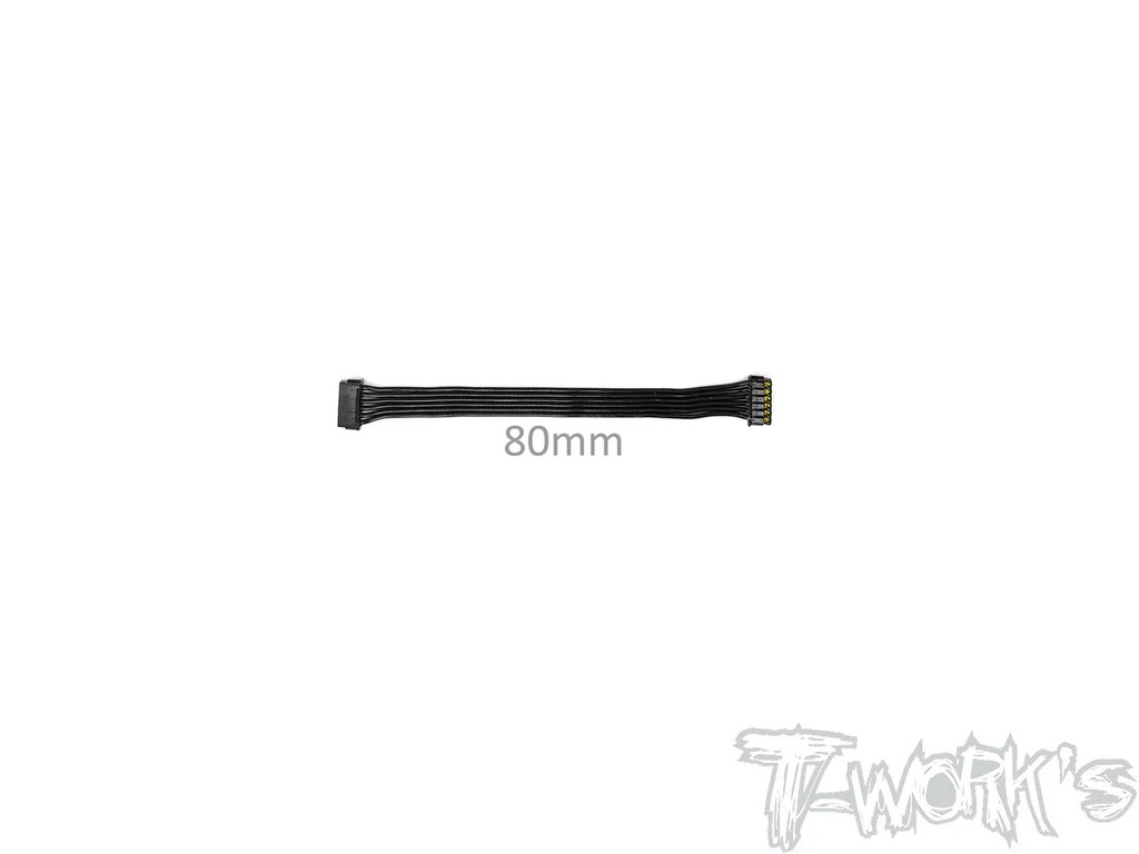 T-Works - BL Motor Sensorkabel (schwarz) 80mm