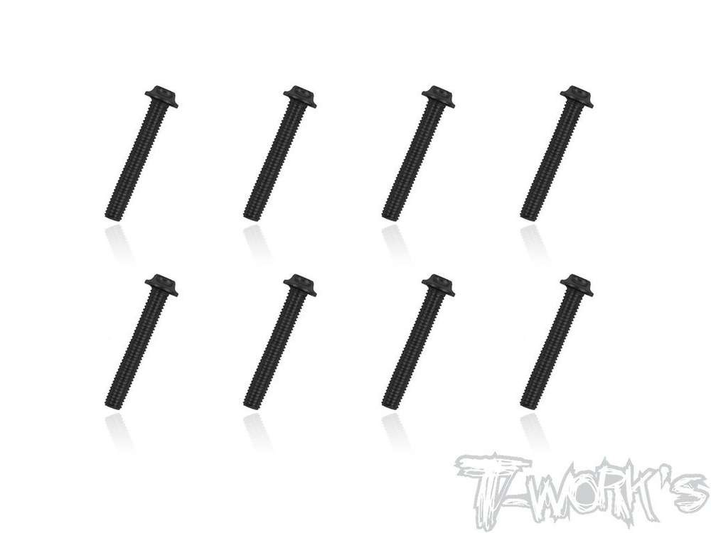 T-Works - UFO Linsenkopf Schrauben - M3x14mm (8 Stück)