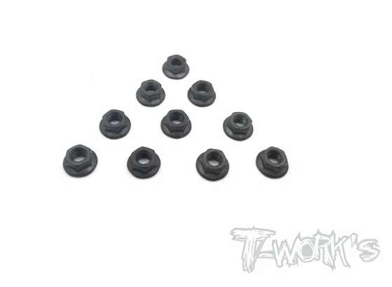 T-Works - M4 Mutter Serrated (8 Stück)