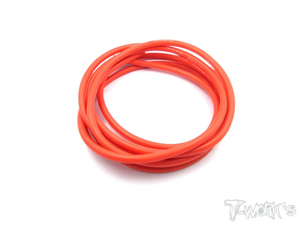 T-Works - Silikonkabel 12 AWG (2 Meter) - Rot