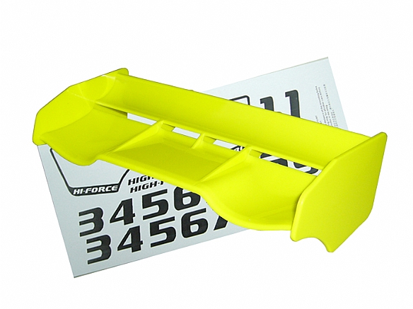 HN - 1/8 High Down Force Wing (Yellow)