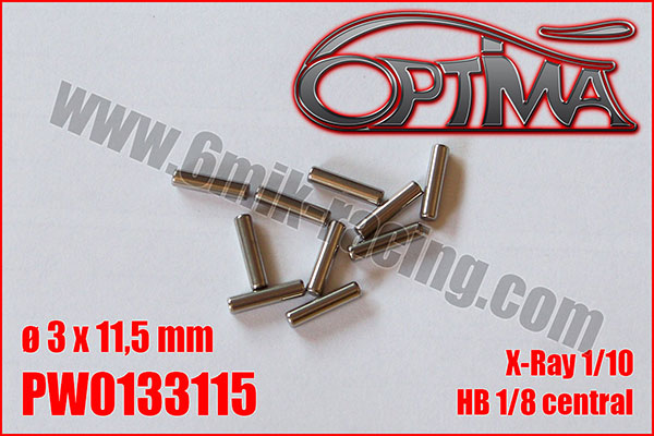 OPTIMA - ø3 x 11,5 mm pin for shaft replacement (10)