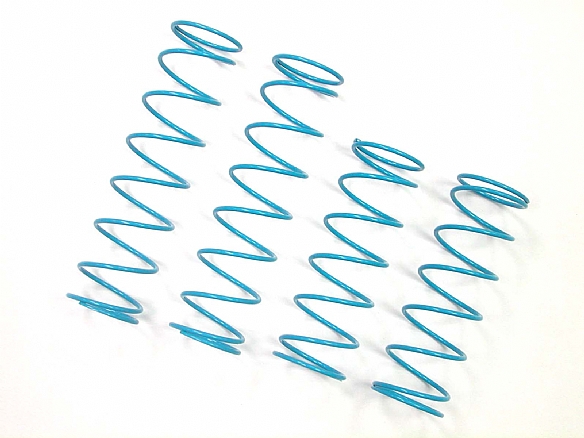 HN - 16mm Shock Spring/Blue/Hard-Truggy (4 pcs)