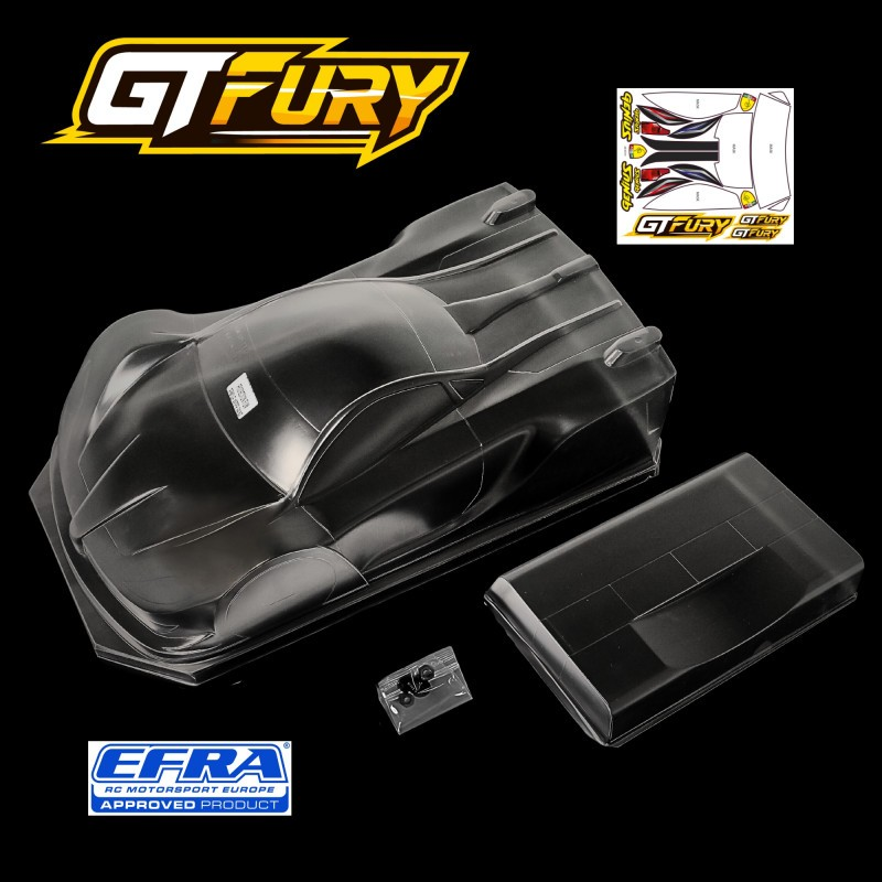 Genius - GT "FURY" 1/8th GT body - 1,0mm