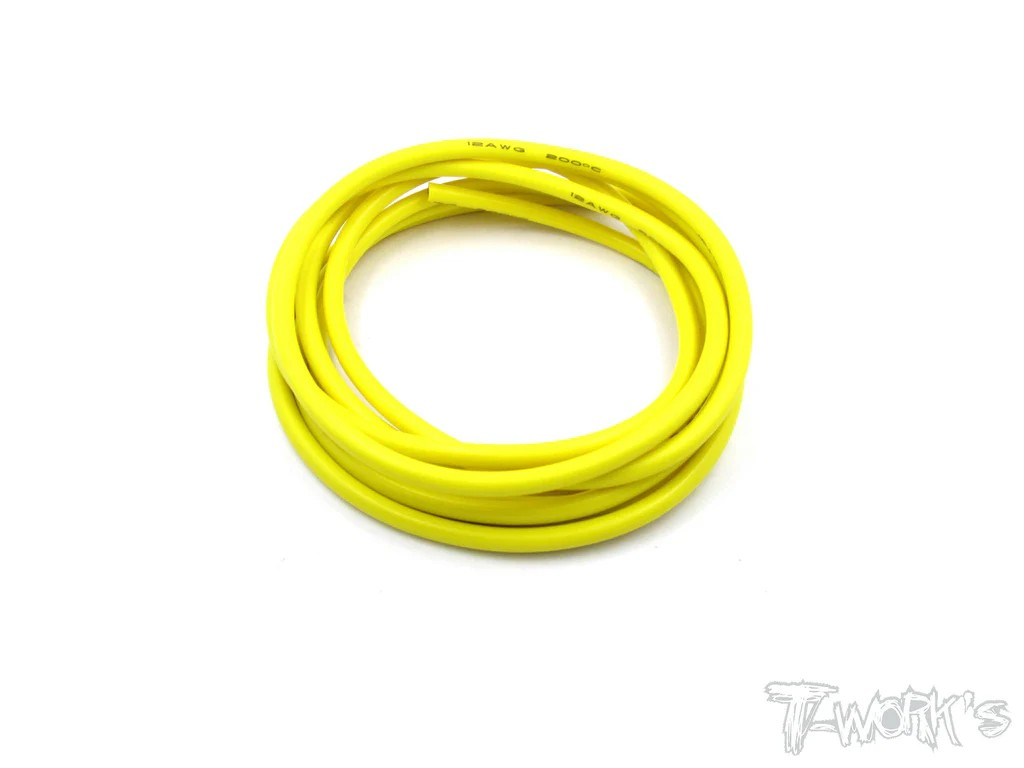 T-Works - Silikonkabel 12 AWG (2 Meter) - Gelb