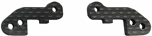 HN - 3mm Carbon front shock end plate (2 pcs)