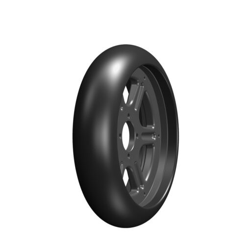 GRP 1/5 Bike - Slick R2 - Vorne - Komplettrad fertig verklebt (1 Stück)