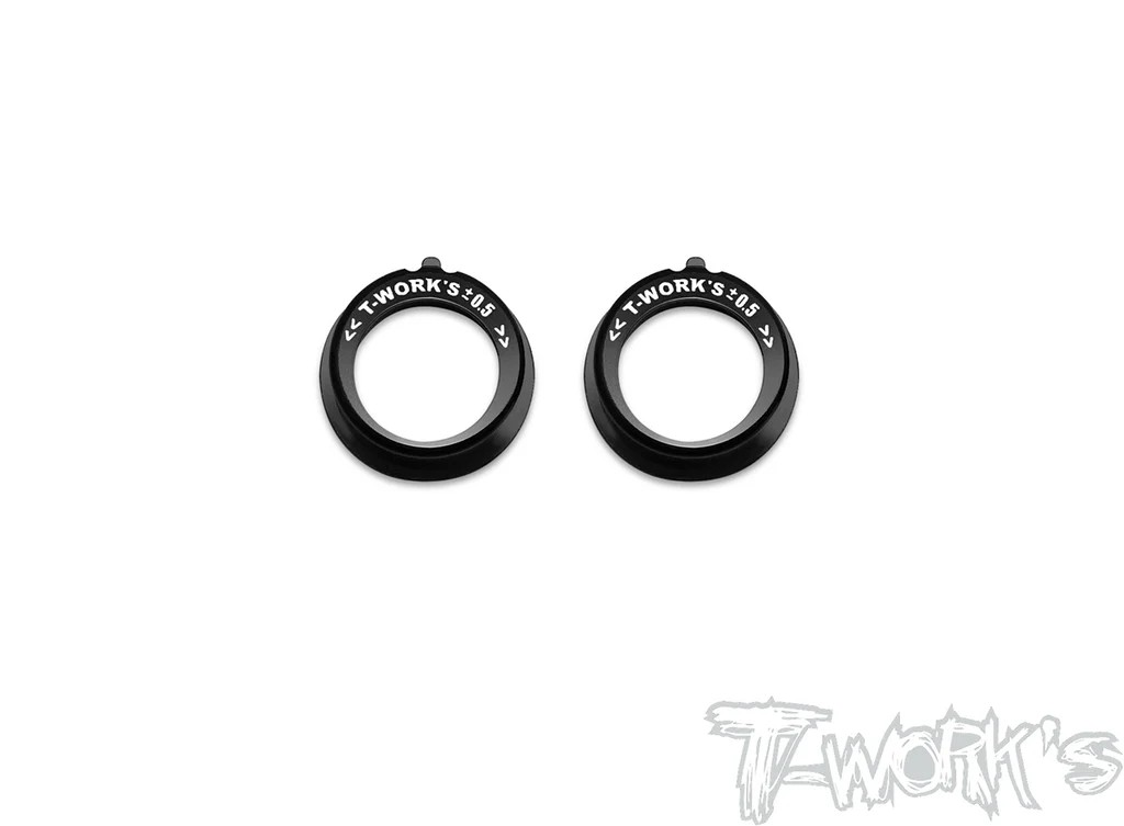 T-Works - Alu Lagerschalen für Diff (Reduzierung 0.5mm) - für XRAY T4 / X4 (2 Stück)
