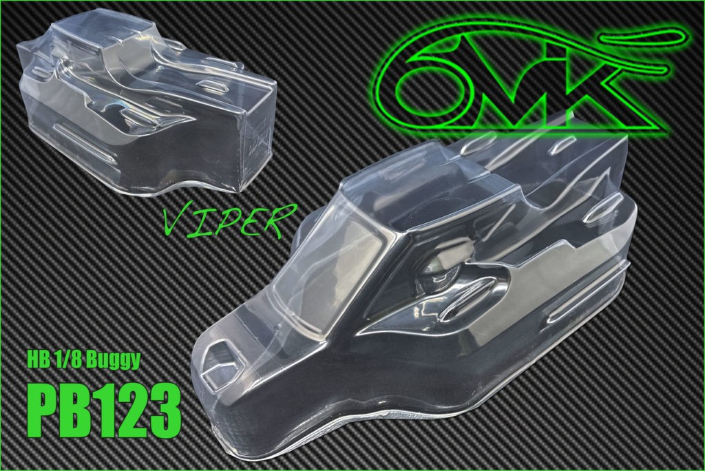 6MIK - "Viper" 1/8 Offroad Karosserie