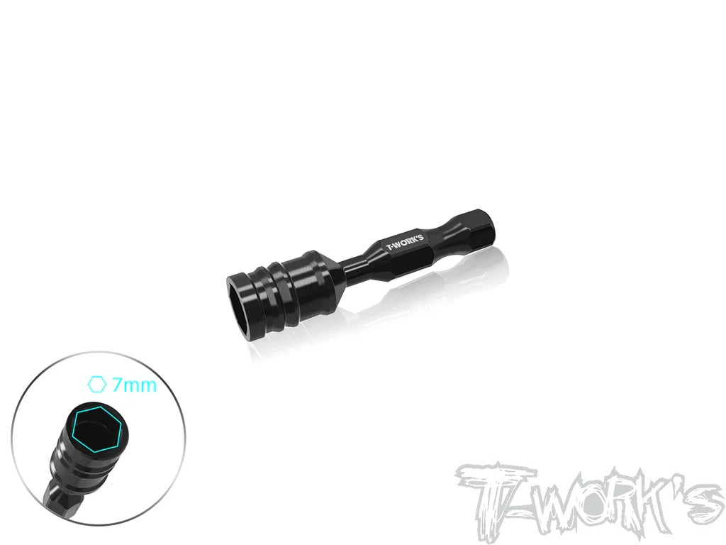 T-Works - Sechskant Steckschlüssel - 7.0mm - Powertool Bit