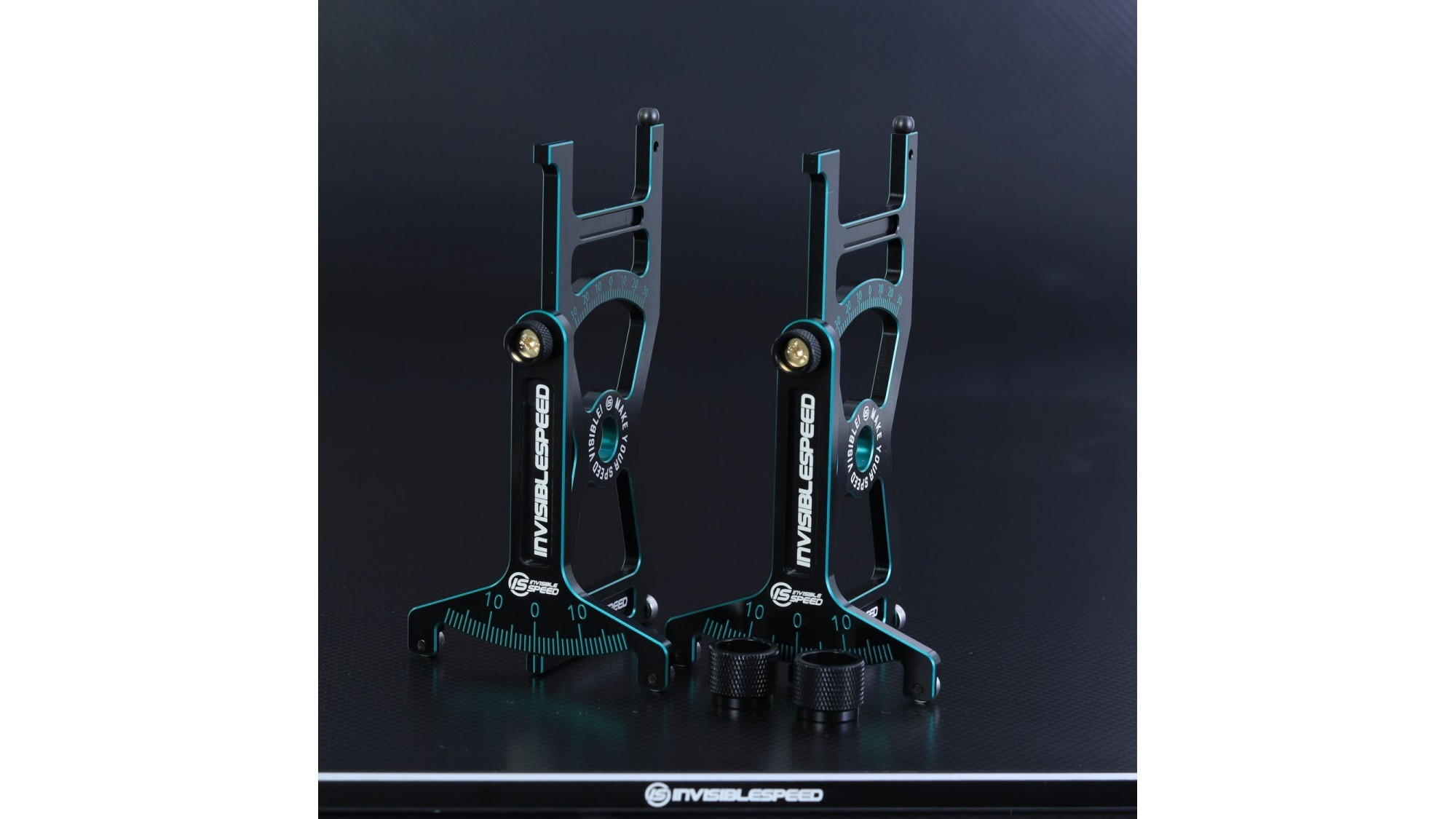 IS - Setup Station Camber Plates - Pair - for 8th Buggy by Invisible Speed