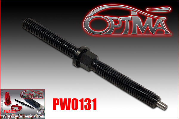 OPTIMA - Steel screw axle for PW0130 (black)