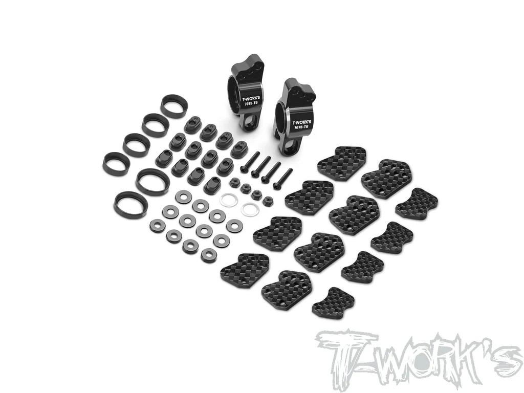 T-Works - 7075-T6 Alum. Rear Hubs (Set) - for X5B