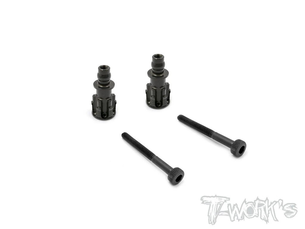 T-Works - Tuning Alu Dämpferhalter-Pfosten - für MBX8R - +4mm (2 Stück)