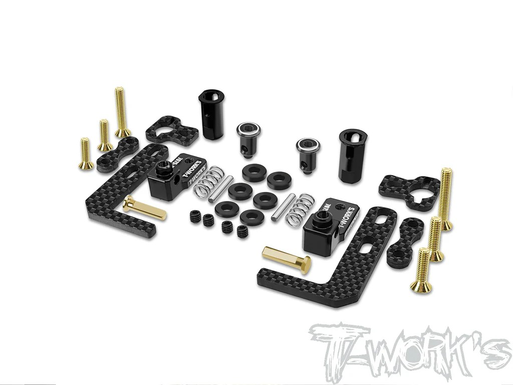 T-Works - Akkuhalter Set - Easy-Snap - Für Xray X4 / T4