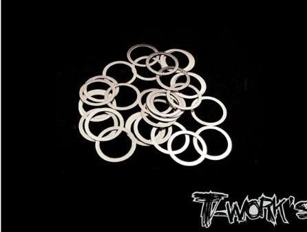 T-Works - Shim Scheiben 8 x 10 x 0,1mm (30 Stück)