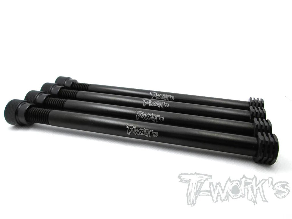 T-Works - Alum. Reifenständer für 1/8 On-road (4 Stück)