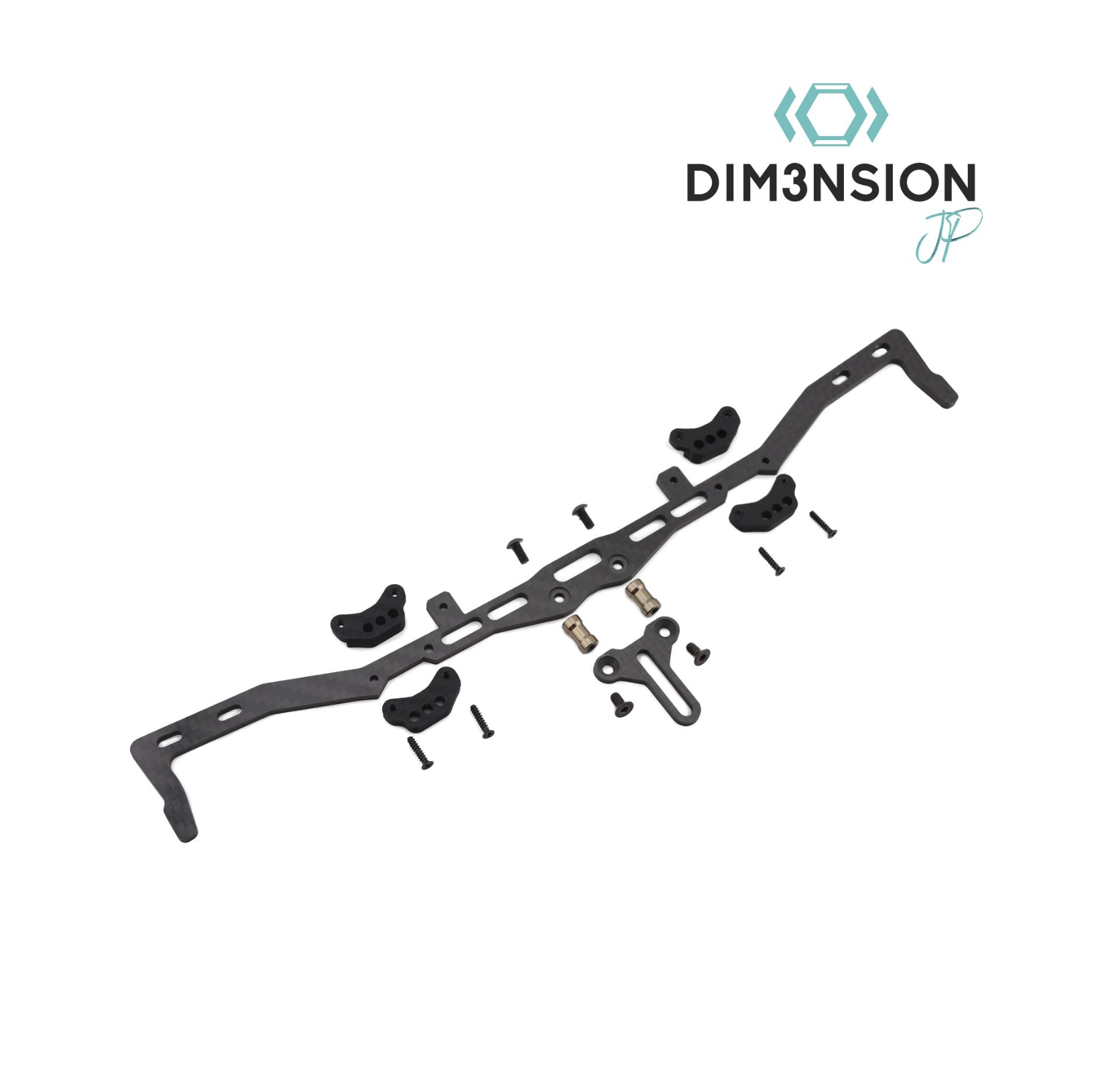 DIM3NSION - Carbon Rear Body Support Set - PIP-Aero 1/8 Apex Body - Capricorn