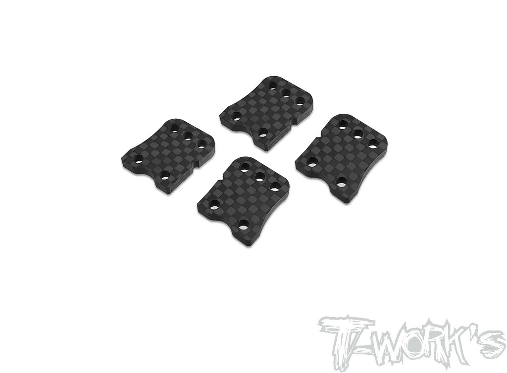 T-Works - Carbon Radträgerverlängerung (hinten) - für Mugen MBX8R (4 Stück)