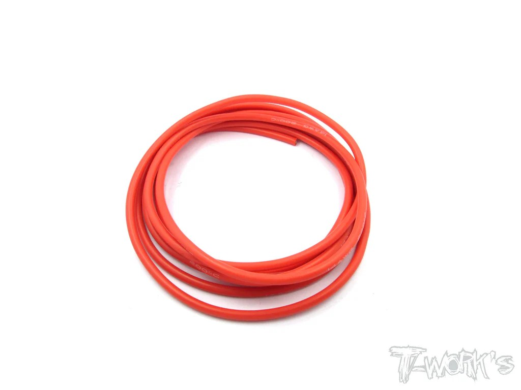 T-Works - Silikonkabel 14 AWG (2 Meter) - Rot
