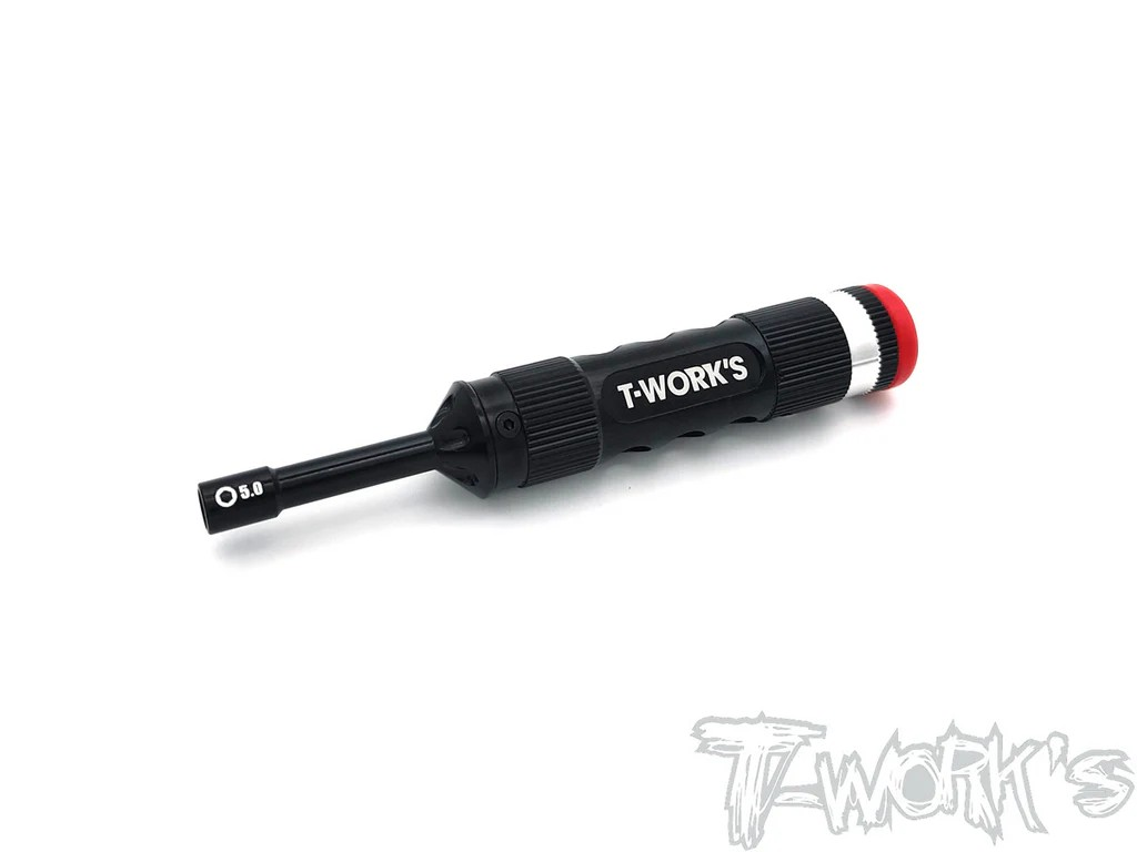 T-Works - Alu Steckschüssel 5.0mm (Hard Coated)