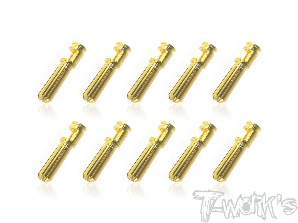 T-Works - Goldstecker 4mm (10 Stück)