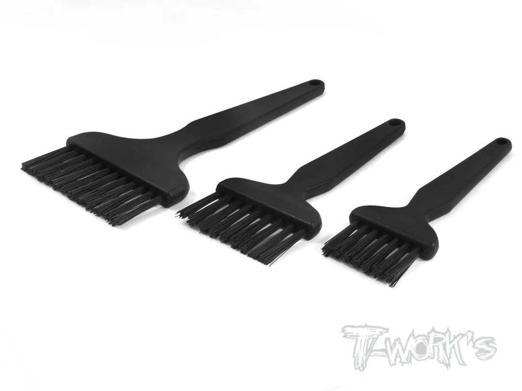 T-Works - Nylon Borstenbürste Set (3 Stück)
