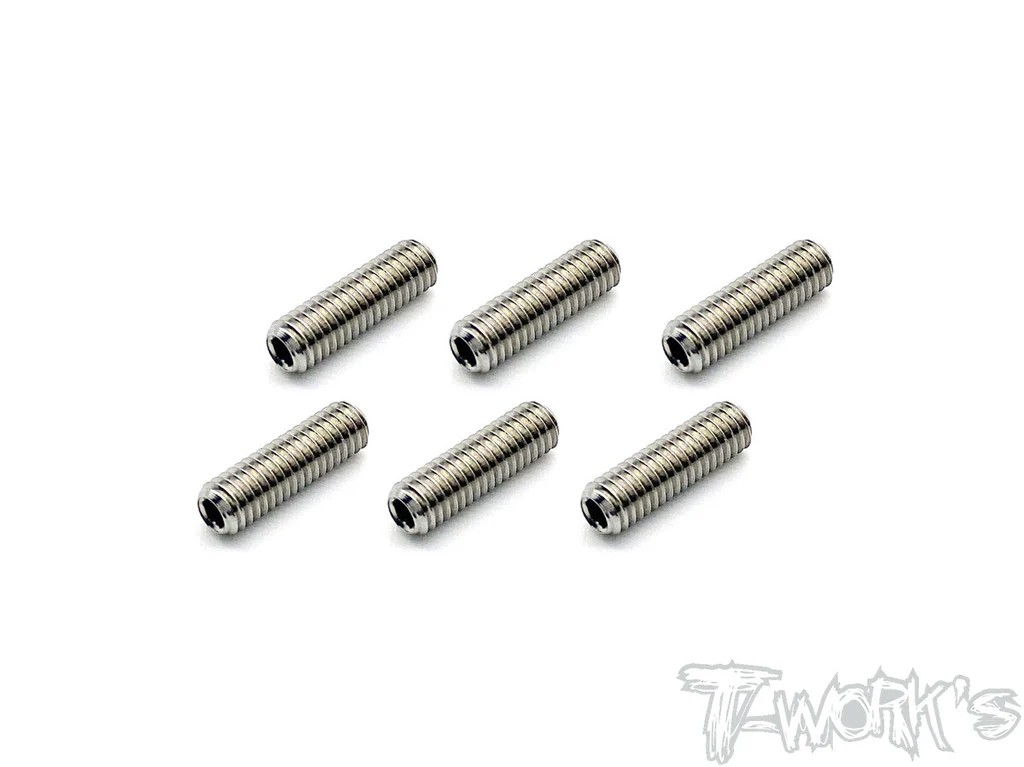 T-Works - 64 Titan Madenschraube Innensechskant M3 x 10mm (6 Stück)