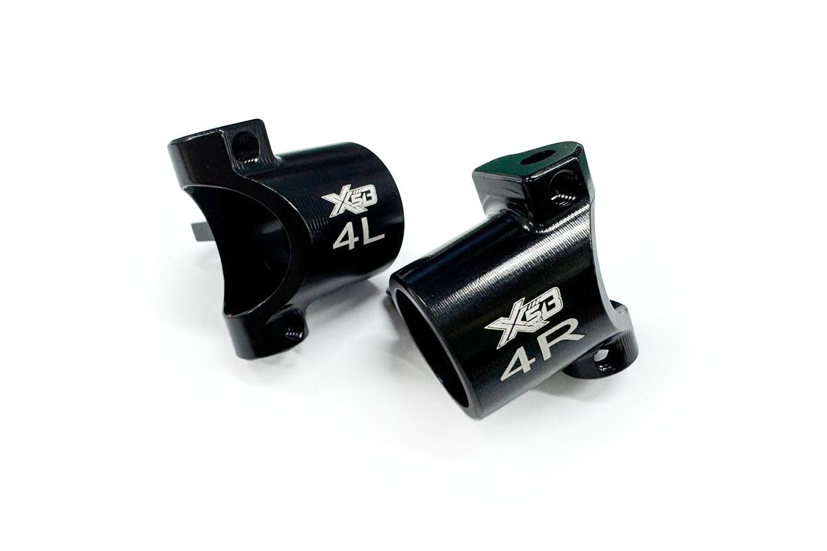 HN - CNC Steering Block Set (+4) for Buggy (1x L / 1x R)