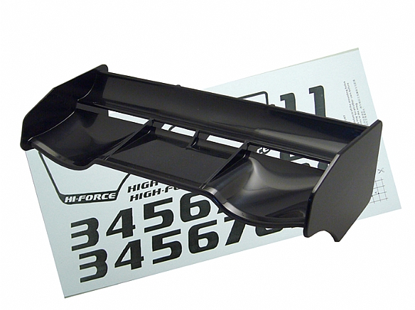 HN - 1/8 High Down Force Wing (Black)