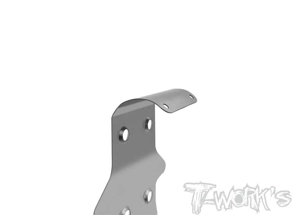 T-Works - Edelstahl Skid Platten - vorne - für MBX8R - (2 Stück)