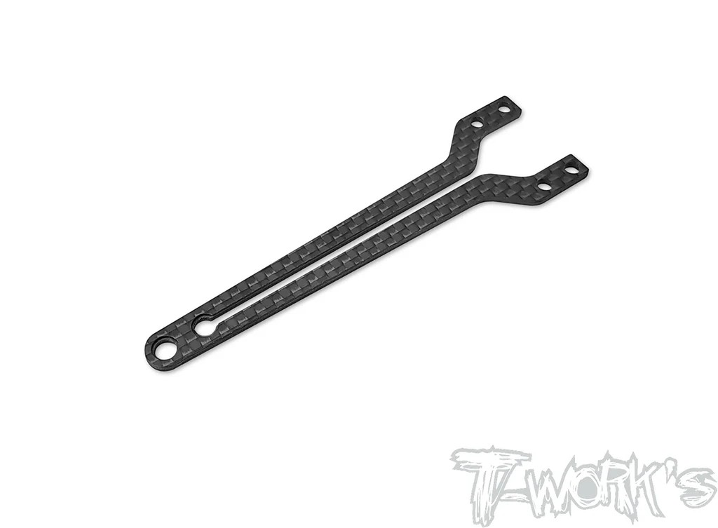 T-Works - Carbon Oberdeck (2mm dick) - vorne - Version 1 - für XRAY X4