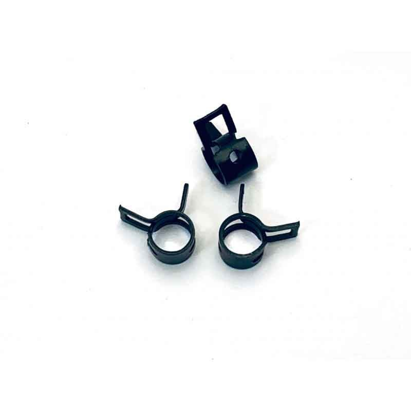 PRC - Fuel Tube Retainers Black (3 pcs)