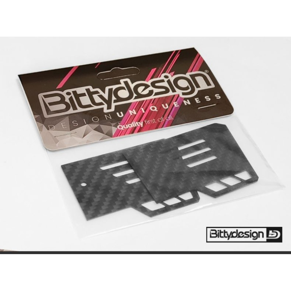 Bittydesign - Universal Carbon Side Dams kit for 1/8 GT wing (2pcs)