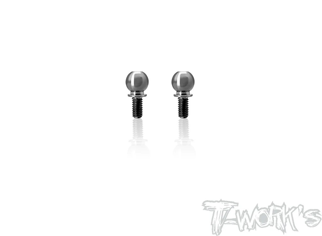 T-Works - Titan Kugelköpfe - 6mm - M3x5.5mm - für XRAY X4 (2 Stück)