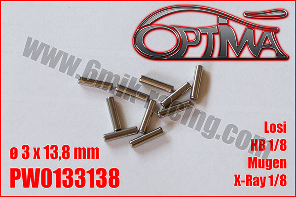 OPTIMA - ø3 x 13,8 mm pin for shaft replacement (10)
