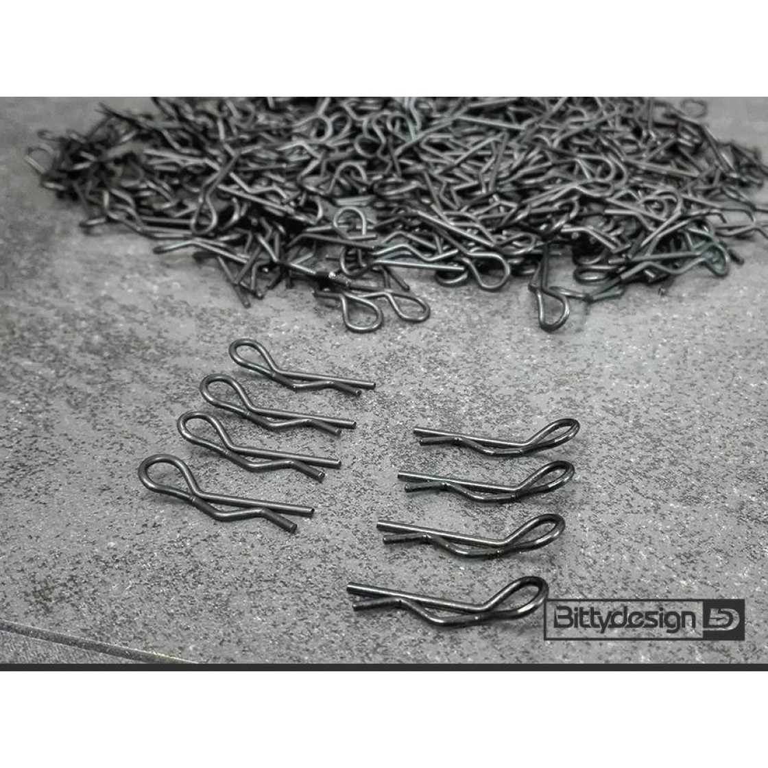 Bittydesign - Body Clips Kit - Black - (8 Stück)