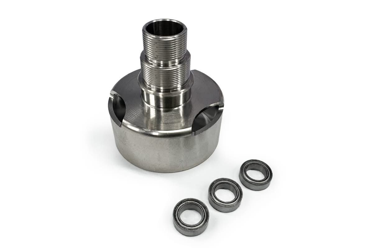 HN - Clutch Bell 2-Speed Alum Nickel Coated GT (for Modul 0.8)