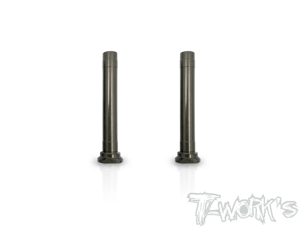 T-Works - Alum. Servo Saver Shaft (Hard Coated) - für Mugen MBX8R (2 Stück)