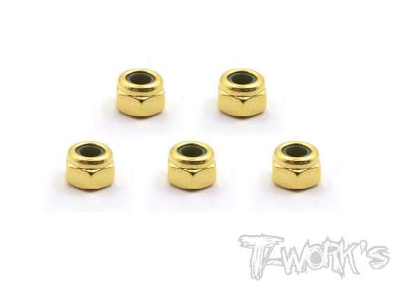 T-Works - M4 Mutter Gold Plated (5 Stück)