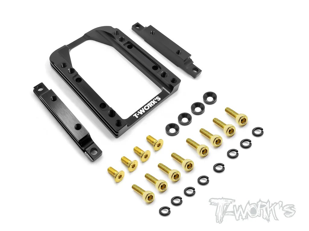 T-Works - Alum. Schnellwechsel Motorhalterung - für Mugen MBX8R