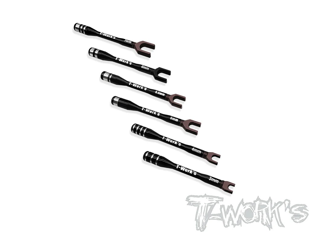 T-Works - Spurstangenschlüssel Set (3/4/5/5.5/6/7mm)