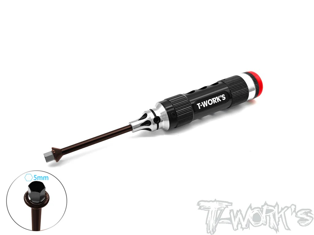 T-Works - Schraubenzieher Sechskant 5.0 x 80mm