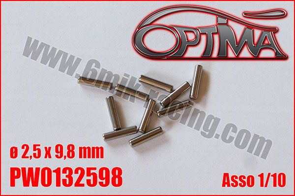 OPTIMA - ø2.5 x 9,8 mm pin for shaft replacement (10)