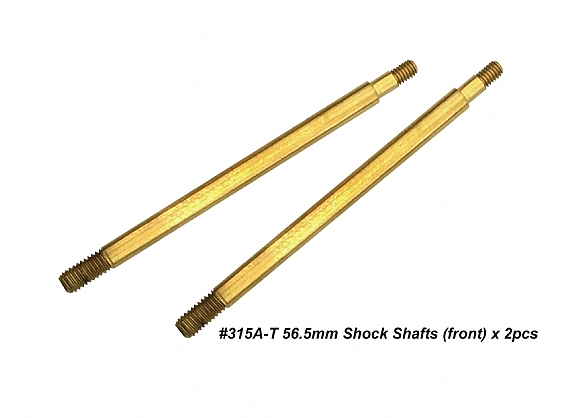 HN - Shock Shafts titatium coated Buggy (front) 56.5mm