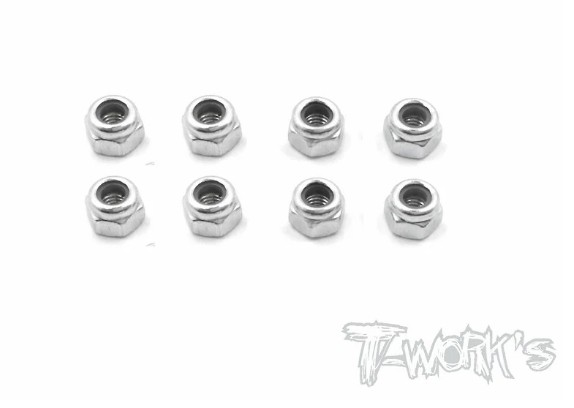 T-Works - M3 Mutter Nickel Plated (8 Stück)