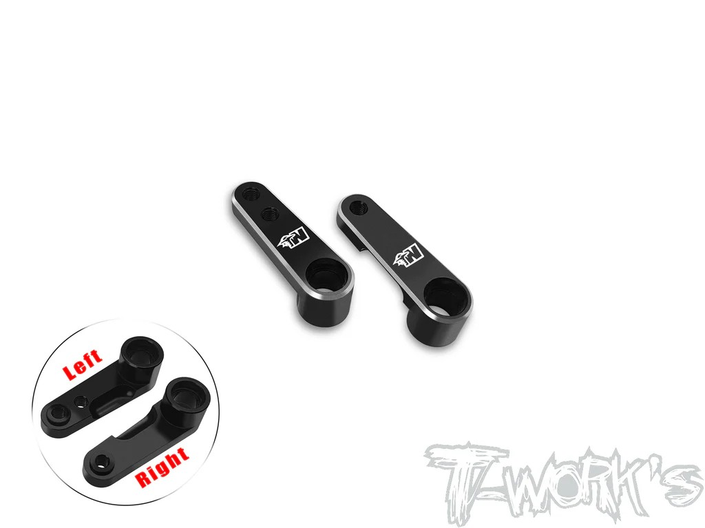 T-Works - Alum. Steering Bellcrank - für Asso RC10 B7/B6.4