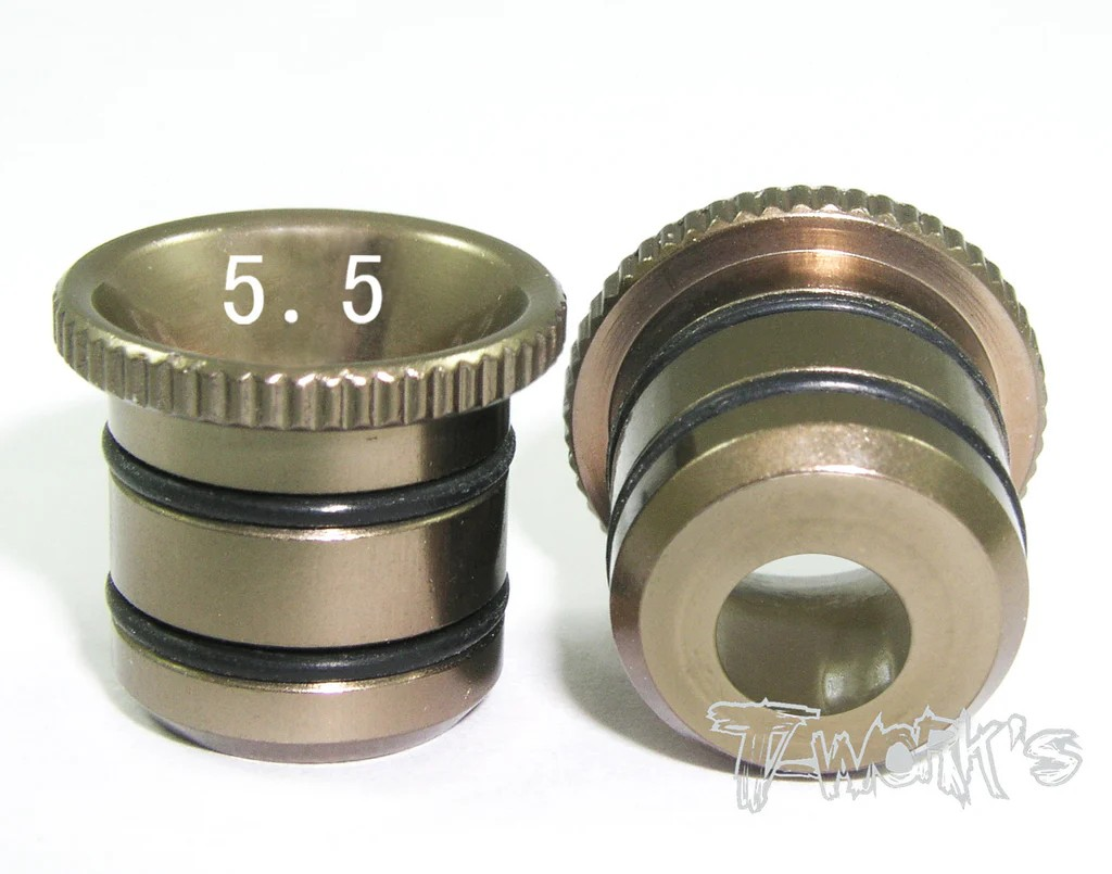 T-Works - Vergaser Einsatz - 5,5mm (für O.S./ Novarossi / Alpha / Go Motoren)