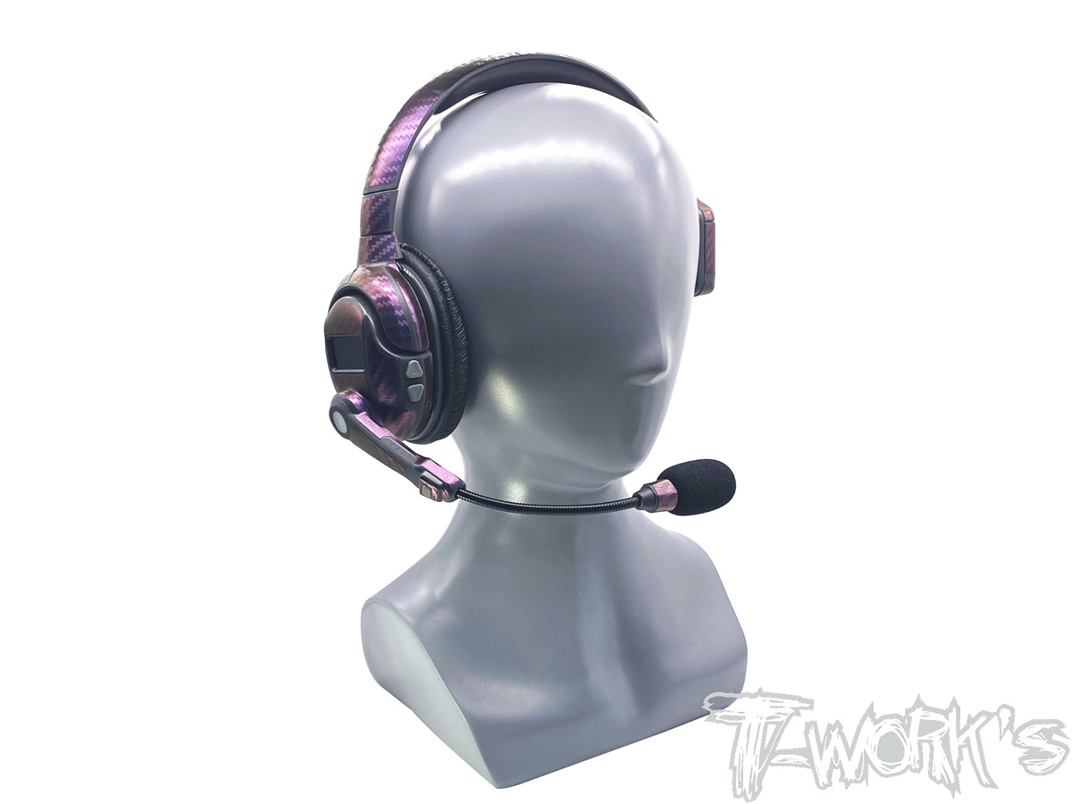 T-Works - Aufkleberbogen - 3D Carbon Farbverlauf - für Smartcom Headset (2 Bögen)